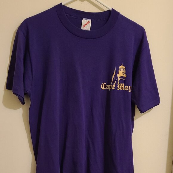 Vintage Cape May New Jersey Large T-Shirt Single Stitch - Picture 1 of 6